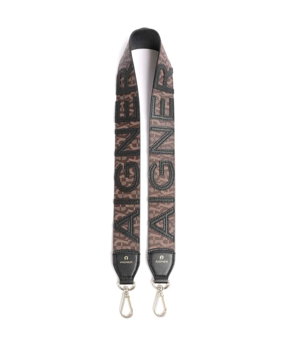 AIGNER Bag strap recycled polyester brown Online
