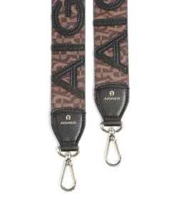 AIGNER Bag strap recycled polyester brown Online