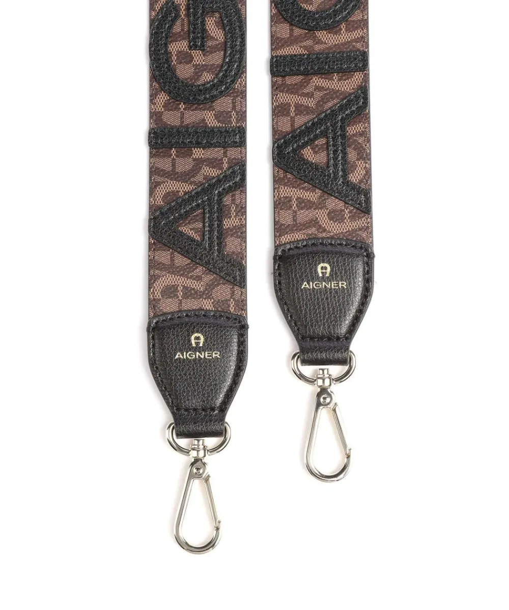 AIGNER Bag strap recycled polyester brown Online