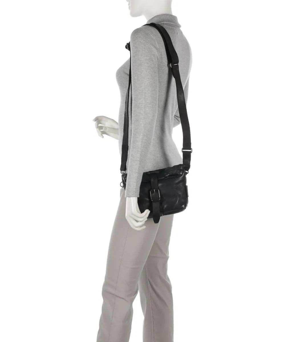 Aunts & Uncles Barbershop Stubble Crossbody bag grained leather black Online