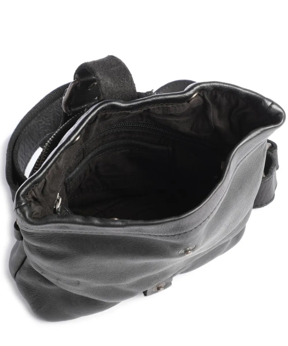Aunts & Uncles Barbershop Stubble Crossbody bag grained leather black Online