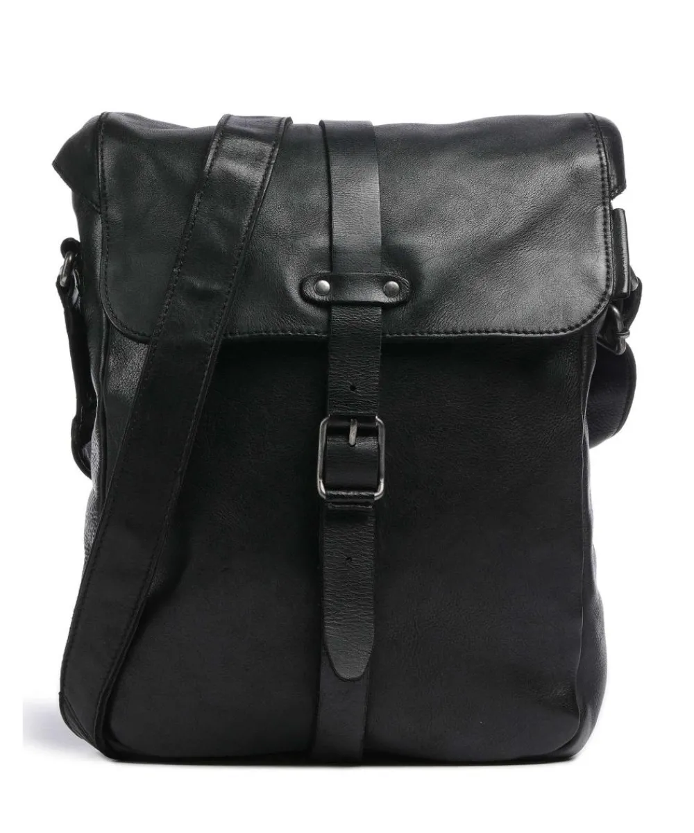 Aunts & Uncles Barbershop Verdi Crossbody bag grained leather black Clearance
