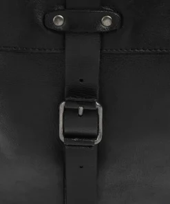 Aunts & Uncles Barbershop Verdi Crossbody bag grained leather black Clearance