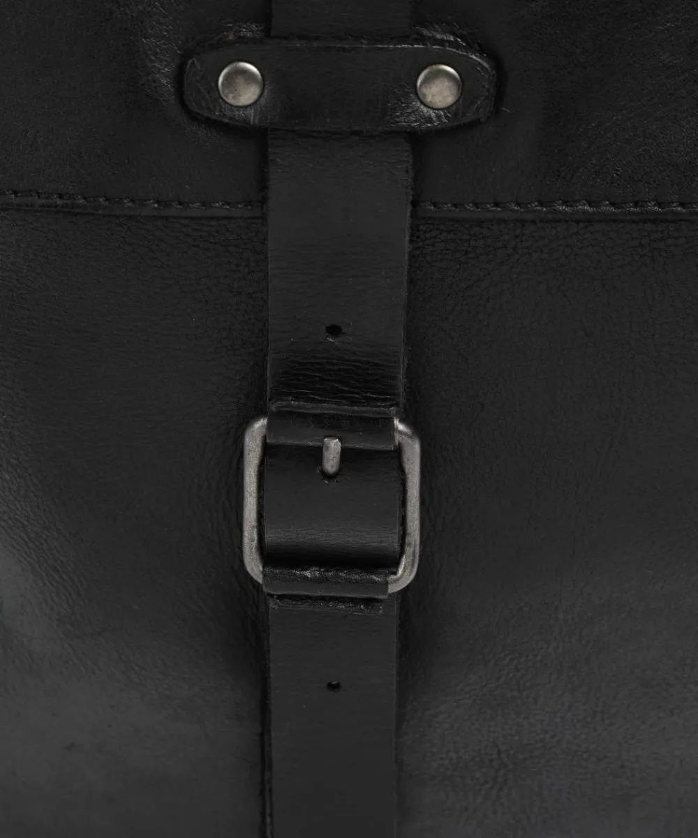 Aunts & Uncles Barbershop Verdi Crossbody bag grained leather black Clearance