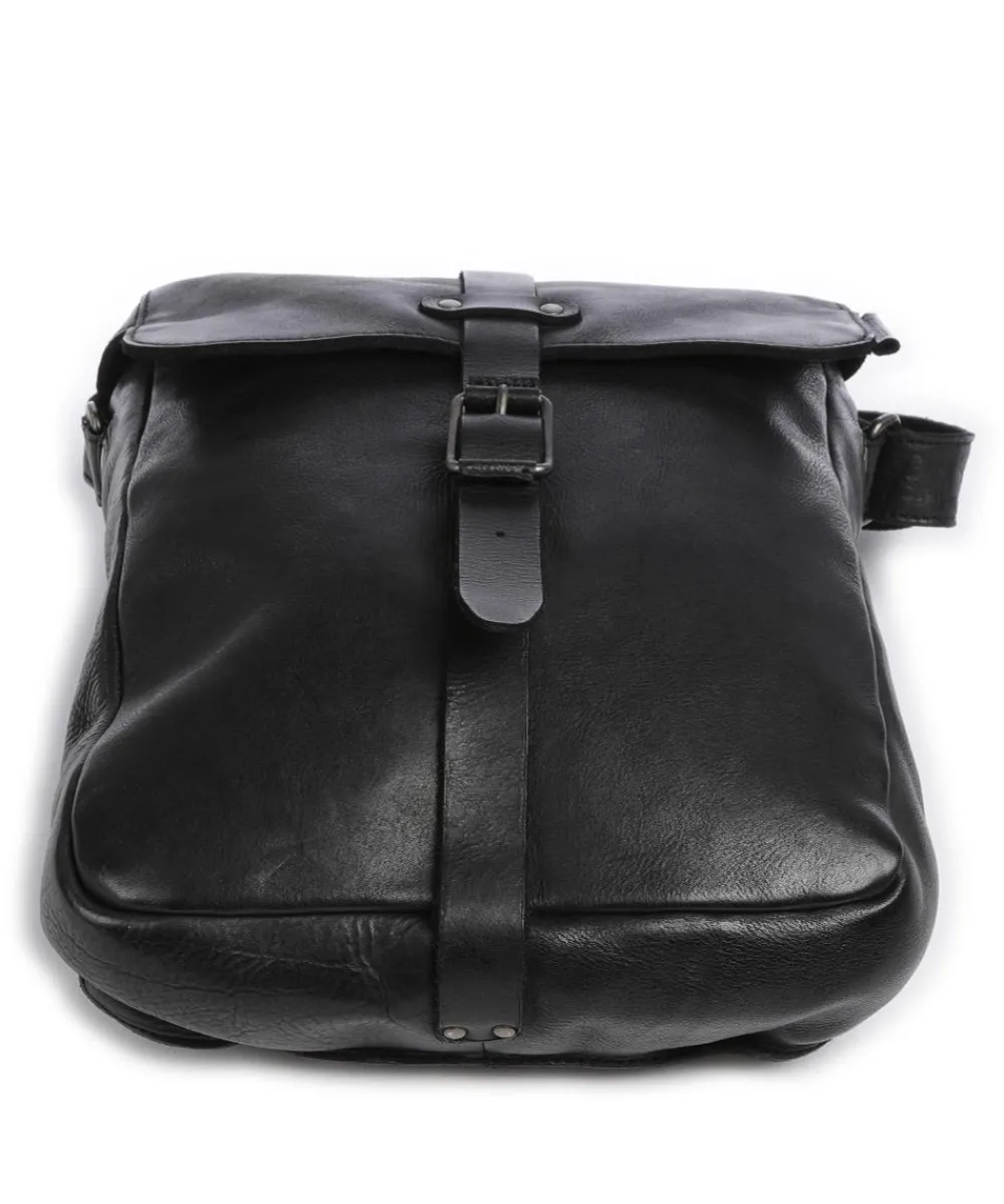 Aunts & Uncles Barbershop Verdi Crossbody bag grained leather black Clearance