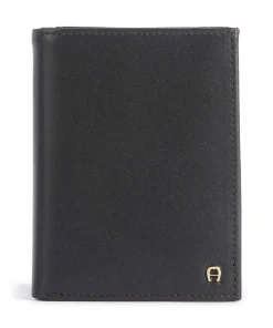 AIGNER Basics Wallet calfskin dark brown