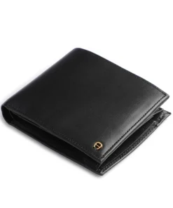 AIGNER Basics Wallet fine grain cow leather black Online
