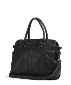 Beethovenplatz 1 Handbag grained cow leather Tote Bags|Handbags