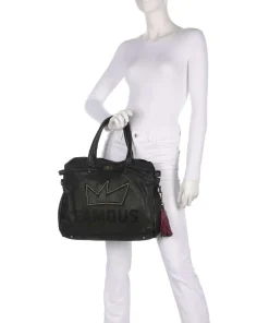 Beethovenplatz 1 Handbag grained cow leather Tote Bags|Handbags