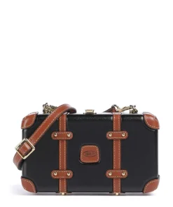 Brics Bellagio Crossbody bag recycled polycarbonate black/brown Best