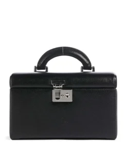 Windrose Beluga Jewelry box grained cow leather black