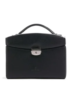 Windrose Beluga Jewelry box grained cow leather black Discount