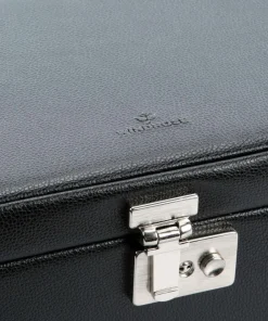 Windrose Beluga Jewelry box leather black Discount