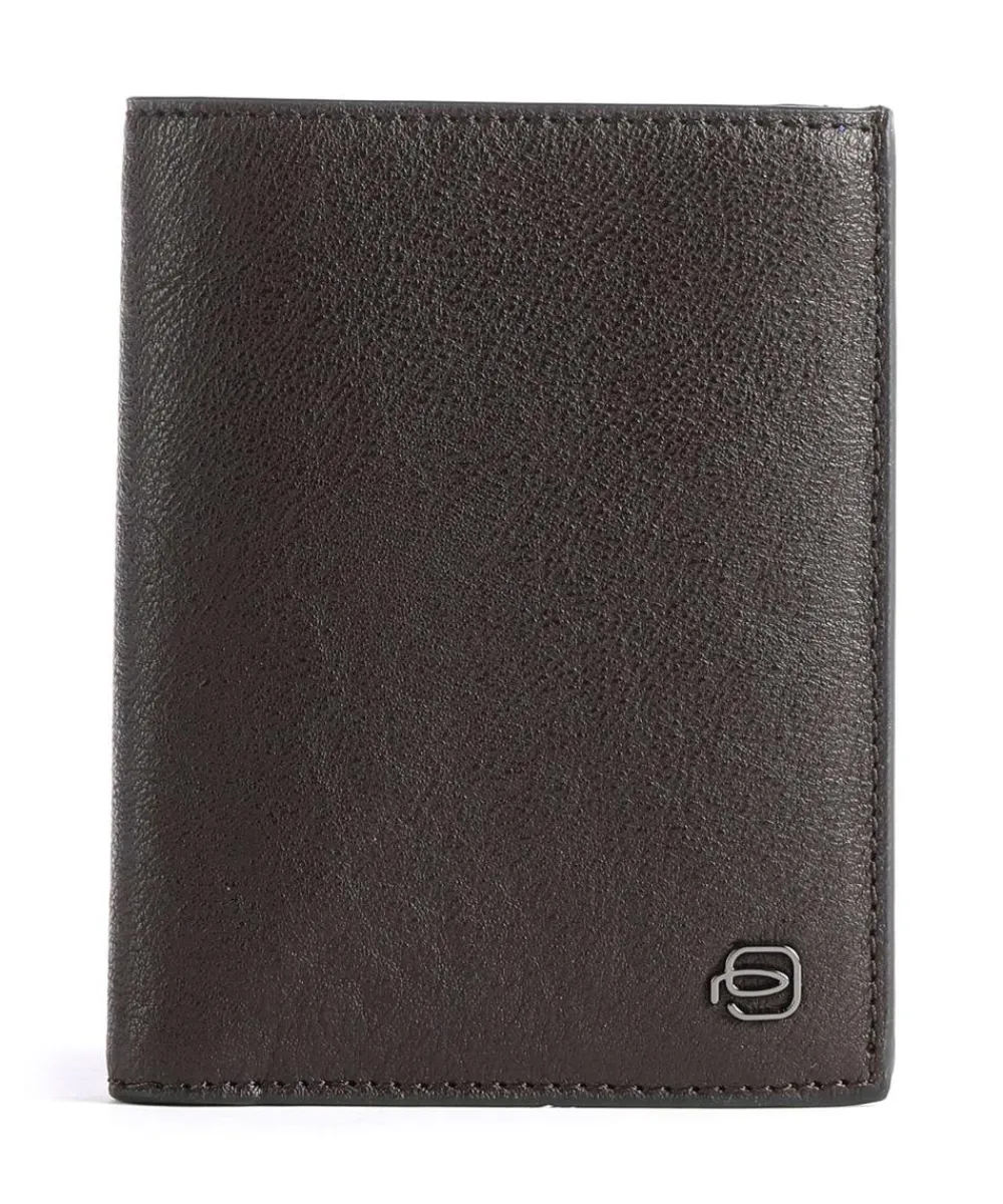 Best Black Square RFID Wallet grained cow leather Wallets