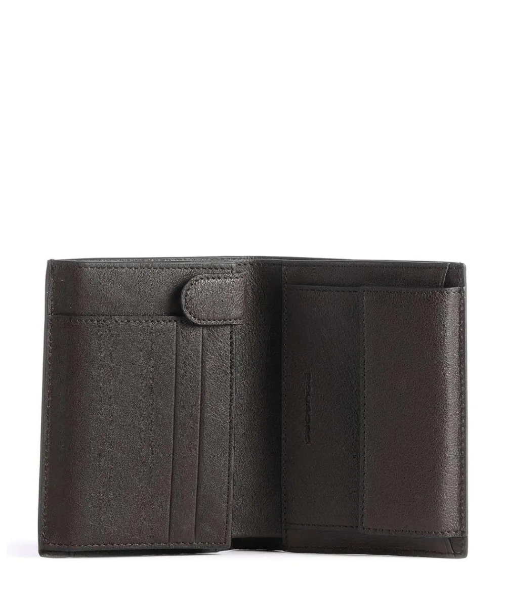 Best Black Square RFID Wallet grained cow leather Wallets