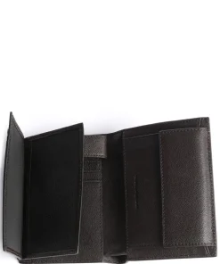 Best Black Square RFID Wallet grained cow leather Wallets
