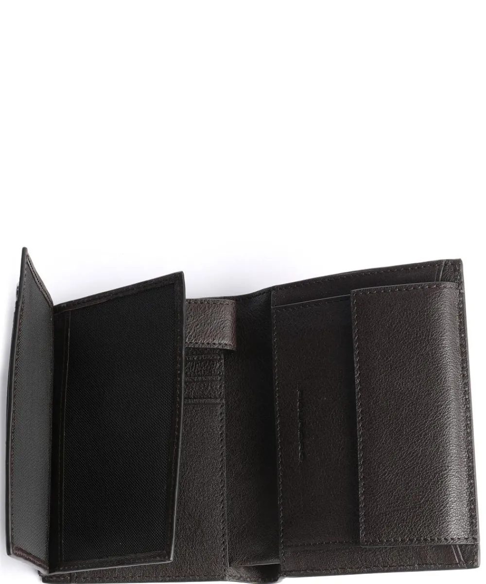 Best Black Square RFID Wallet grained cow leather Wallets