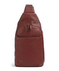 Clearance Black Square Sling bag fine grain cow leather Sling Bags