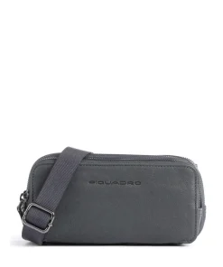 Piquadro Black Square Wristlet leather, fine grain leather dark blue Outlet
