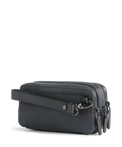 Piquadro Black Square Wristlet leather, fine grain leather dark blue Outlet