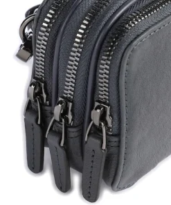 Piquadro Black Square Wristlet leather, fine grain leather dark blue Outlet
