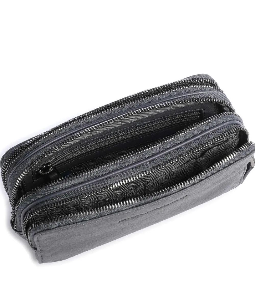Piquadro Black Square Wristlet leather, fine grain leather dark blue Outlet