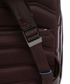 Best Blue Square Backpack 15″ fine grain cow leather Laptop Backpacks|Daypacks