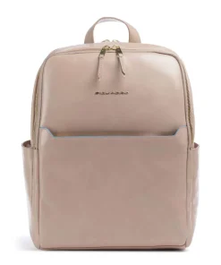 Blue Square Backpack fine grain cow leather Daypacks