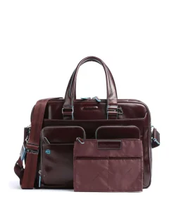 Blue Square Briefcase 16″ leather Business- & Laptop Bags
