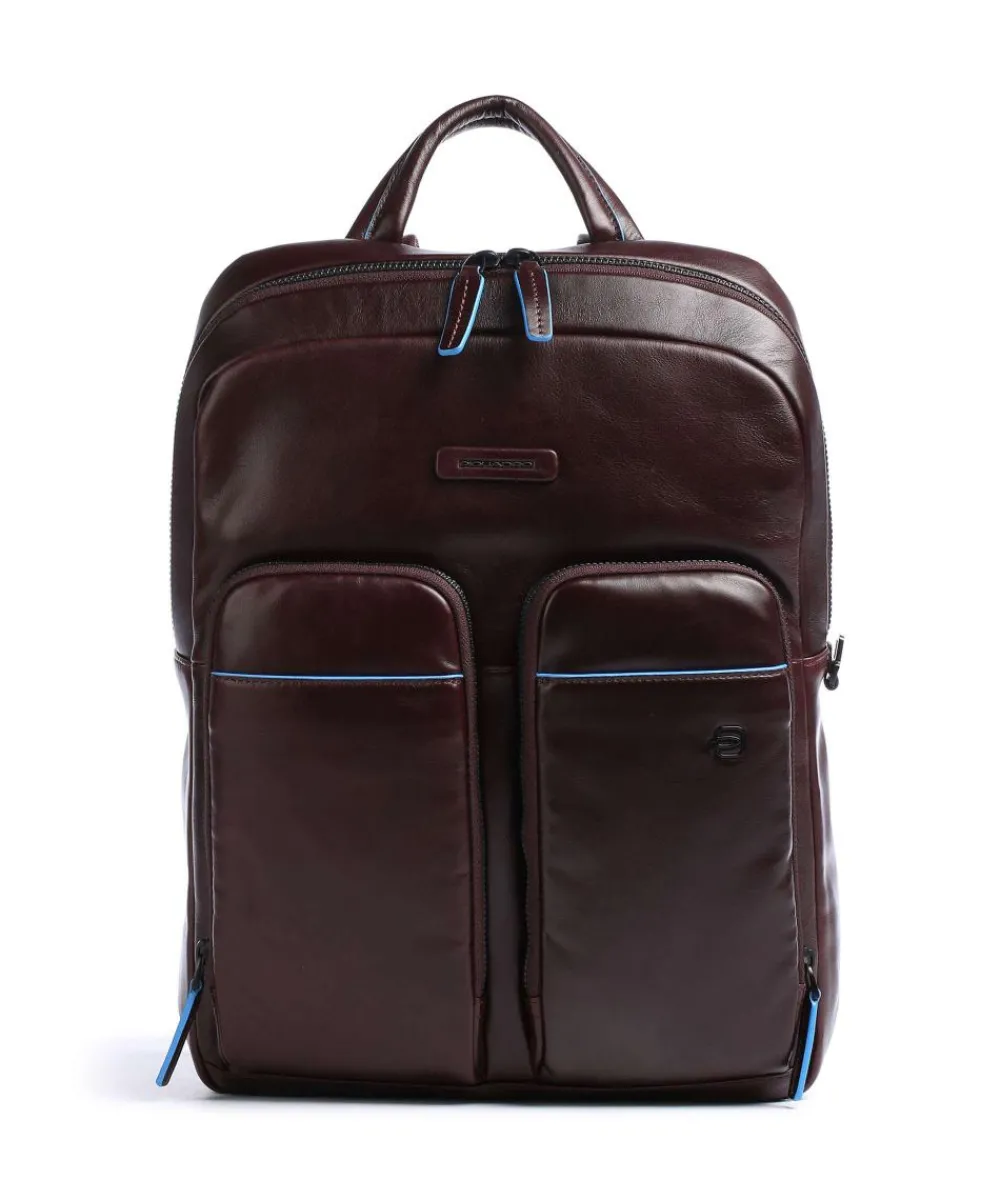 Best Blue Square Revamp Laptop backpack 13″ cow leather Laptop Backpacks
