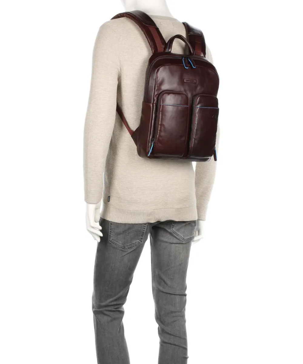 Best Blue Square Revamp Laptop backpack 13″ cow leather Laptop Backpacks