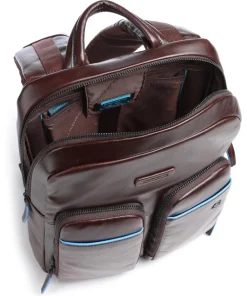 Best Blue Square Revamp Laptop backpack 13″ cow leather Laptop Backpacks