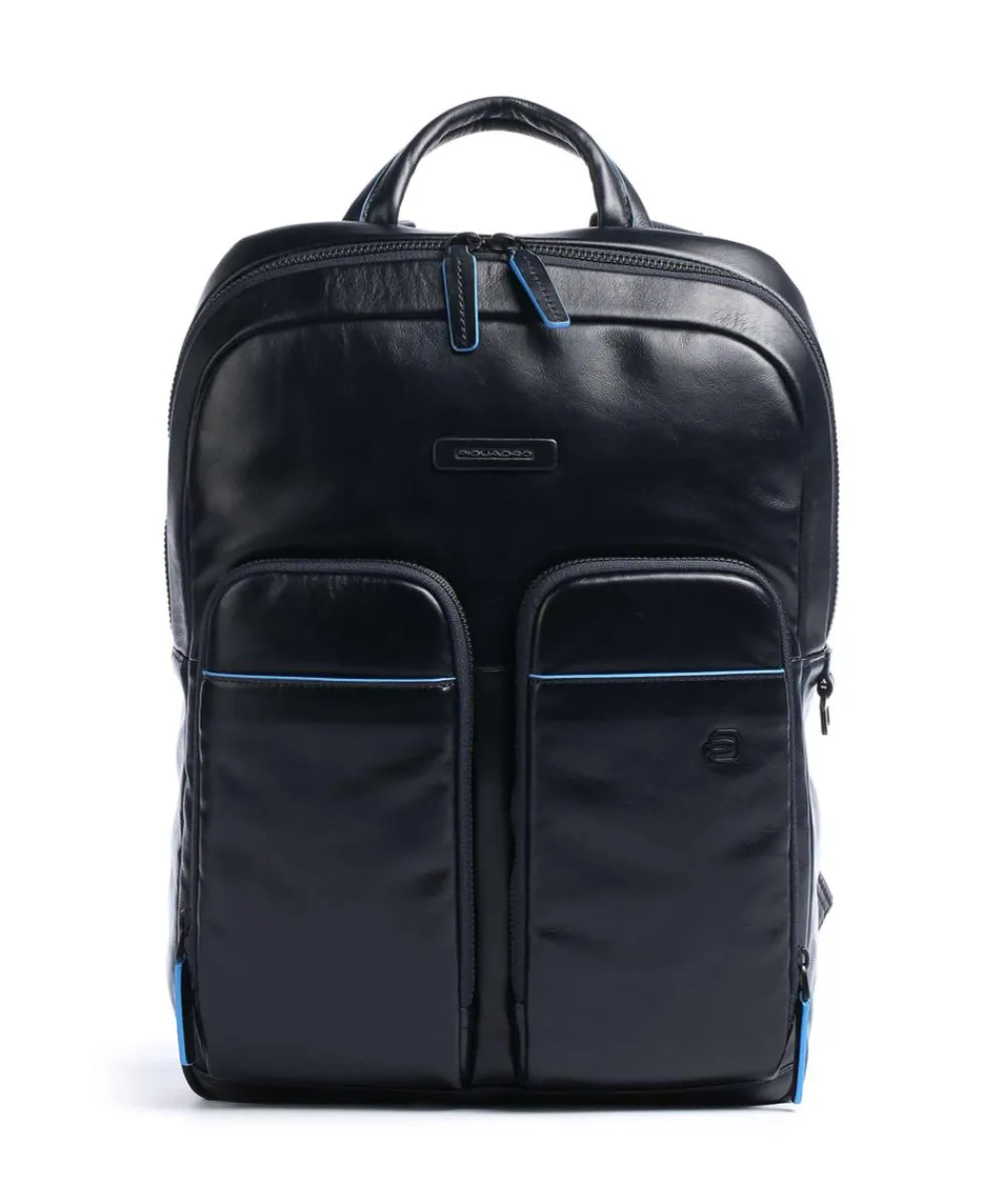 Best Blue Square Revamp Laptop backpack 13″ cow leather Laptop Backpacks