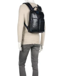 Best Blue Square Revamp Laptop backpack 13″ cow leather Laptop Backpacks