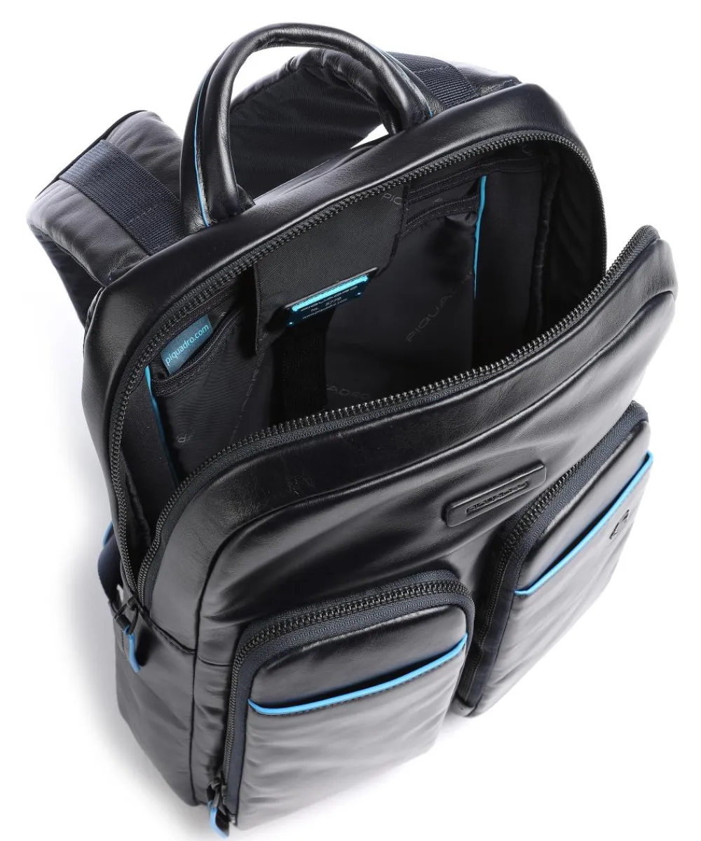 Best Blue Square Revamp Laptop backpack 13″ cow leather Laptop Backpacks