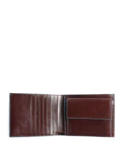 Discount Blue Square RFID Wallet leather Wallets