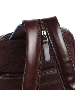 Piquadro Blue Square Sling bag fine grain cow leather brown Hot
