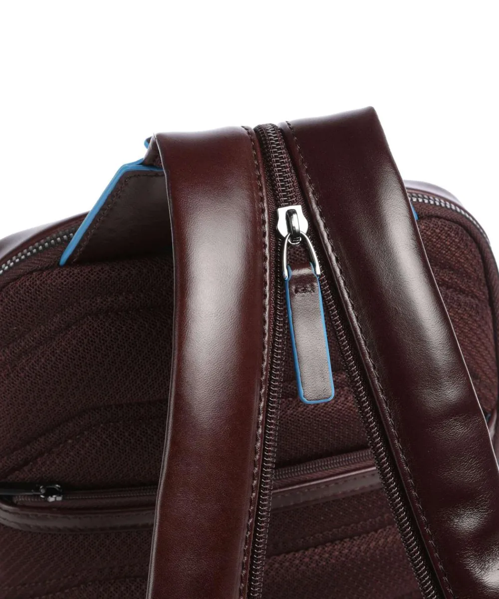 Piquadro Blue Square Sling bag fine grain cow leather brown Hot