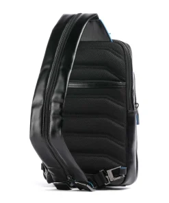 Blue Square Sling bag fine grain cow leather Sling Bags