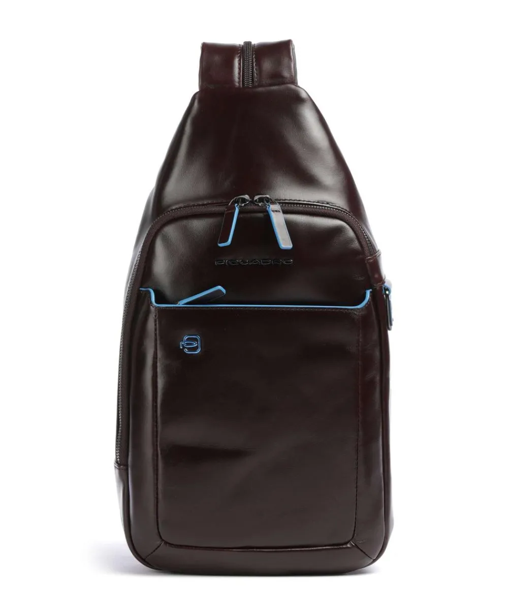 Best Blue Square Sling bag leather Sling Bags