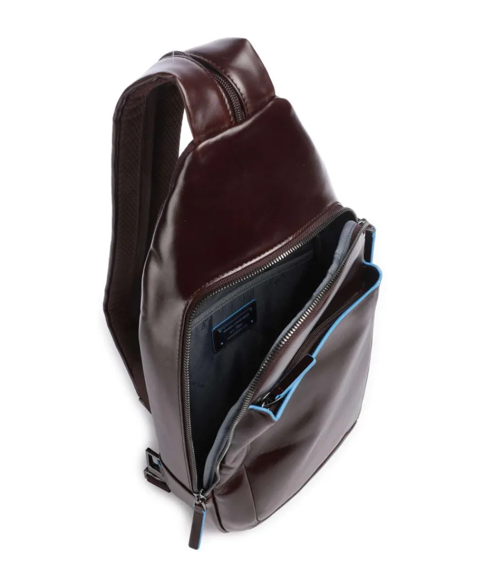 Best Blue Square Sling bag leather Sling Bags