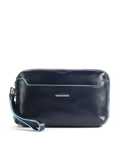 Sale Blue Square Wristlet cow leather Wristlets