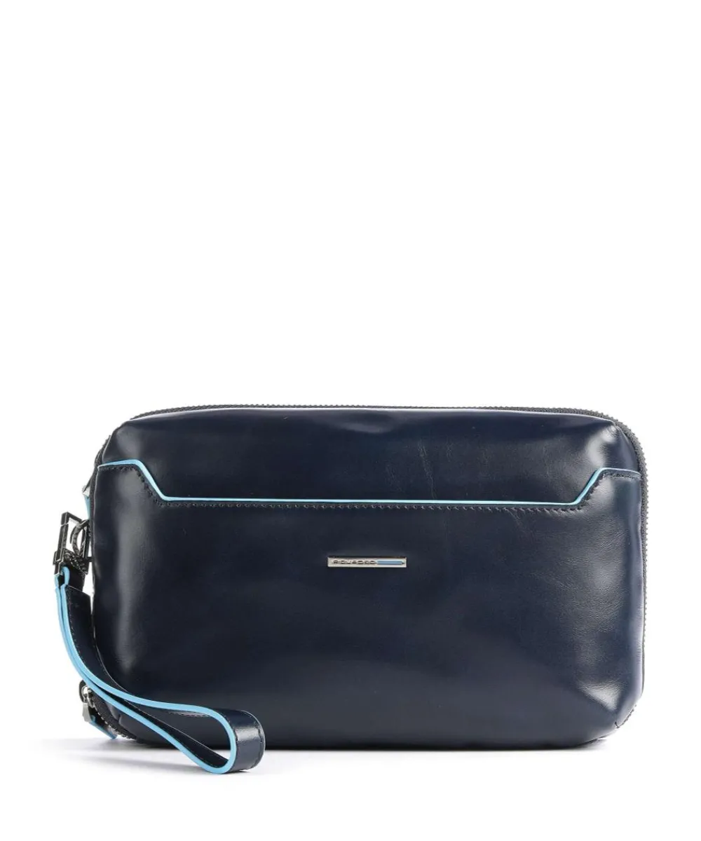 Sale Blue Square Wristlet cow leather Wristlets