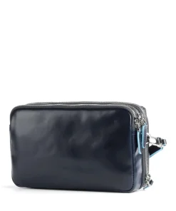 Sale Blue Square Wristlet cow leather Wristlets