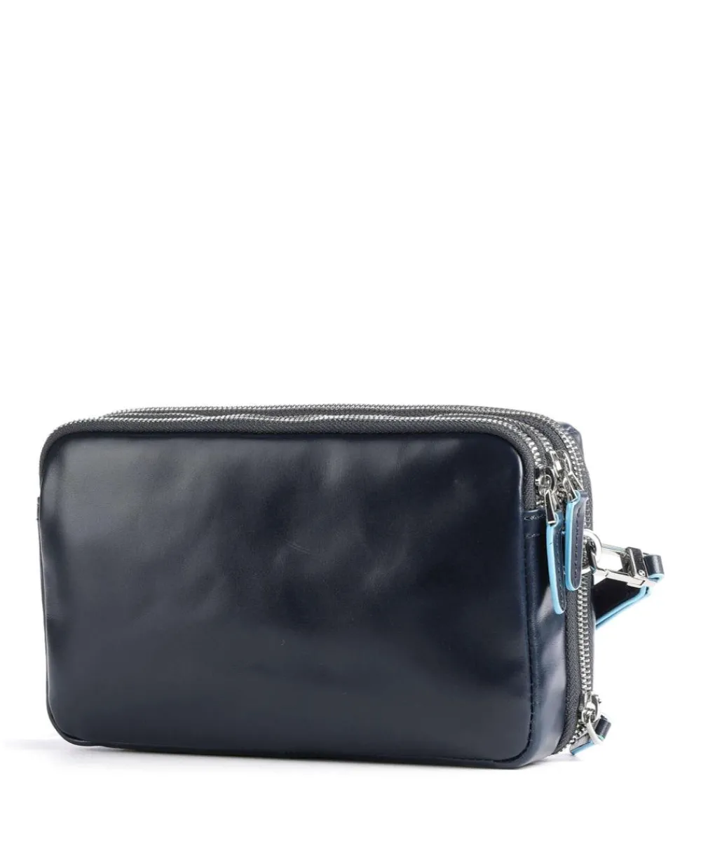 Sale Blue Square Wristlet cow leather Wristlets