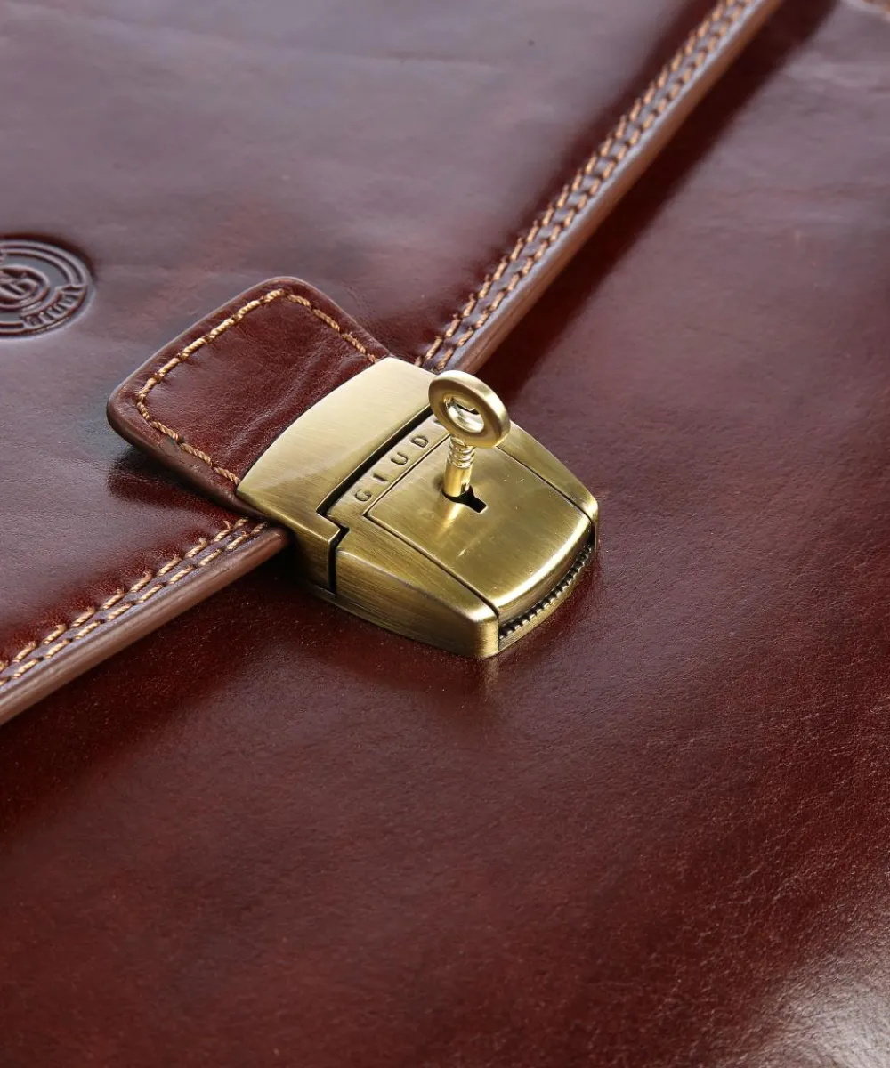 Best Briefcase fine grain cow leather Business- & Laptop Bags