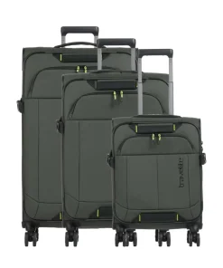 Travelite Briize Suitcase set (4 wheels) 3-pc. khaki Discount