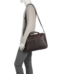 Best Bronco Briefcase 14″ buffalo leather Business- & Laptop Bags