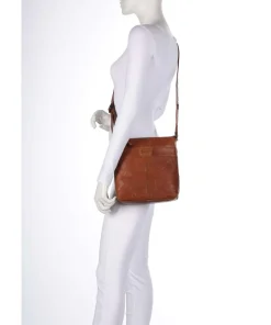 Online Bronco Deborah Crossbody bag fine grain leather Crossbody Bags