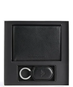 Clearance Business Regenerated Giftset Wallet grained cow leather Wallets